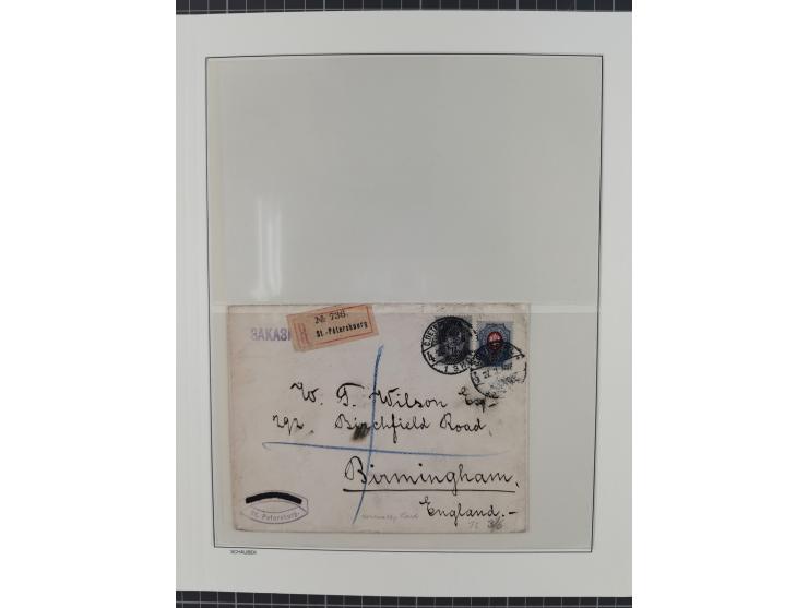 1868/1985 (ca.), attractive group of covers, including Russian Levant, strength before the 1940s, with over 250 postal statio