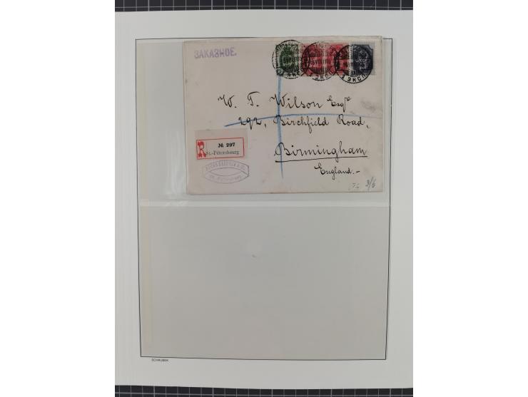 1868/1985 (ca.), attractive group of covers, including Russian Levant, strength before the 1940s, with over 250 postal statio