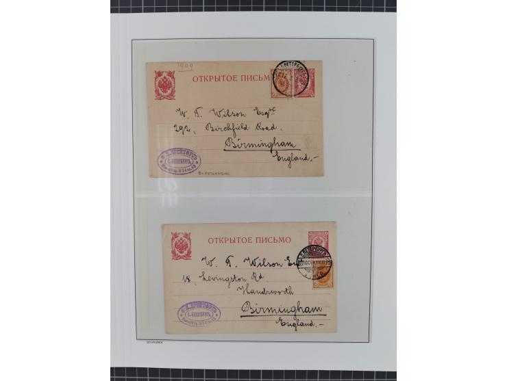 1868/1985 (ca.), attractive group of covers, including Russian Levant, strength before the 1940s, with over 250 postal statio