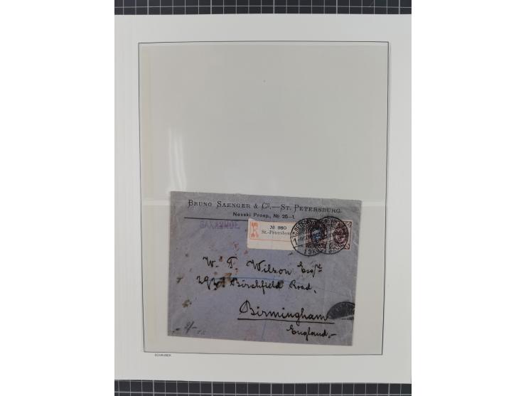 1868/1985 (ca.), attractive group of covers, including Russian Levant, strength before the 1940s, with over 250 postal statio