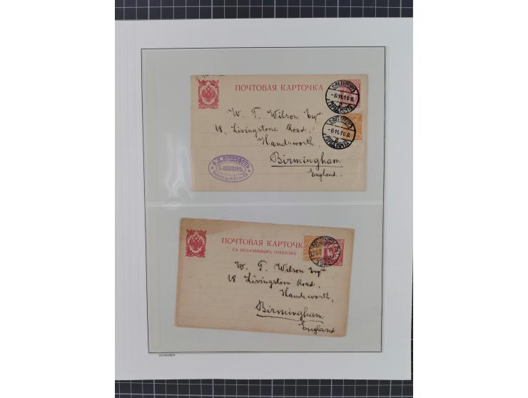 1868/1985 (ca.), attractive group of covers, including Russian Levant, strength before the 1940s, with over 250 postal statio