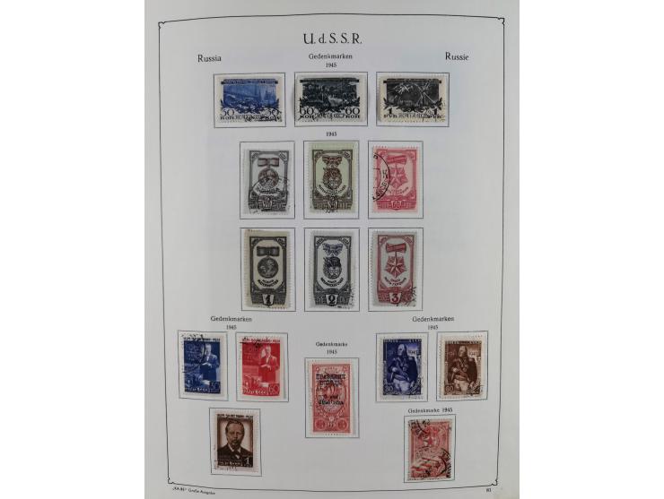 1938/54, mint never hinged/unused and used collection with covers, some better sets and items with souvenir sheets Mi.-Nr. Bl