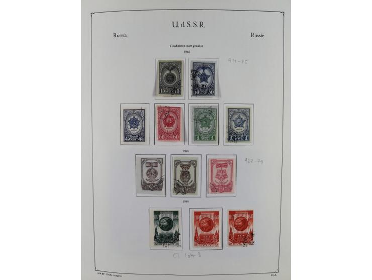 1938/54, mint never hinged/unused and used collection with covers, some better sets and items with souvenir sheets Mi.-Nr. Bl