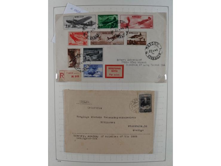 1938/54, mint never hinged/unused and used collection with covers, some better sets and items with souvenir sheets Mi.-Nr. Bl