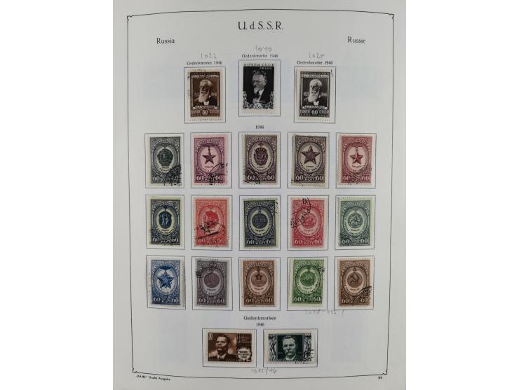 1938/54, mint never hinged/unused and used collection with covers, some better sets and items with souvenir sheets Mi.-Nr. Bl