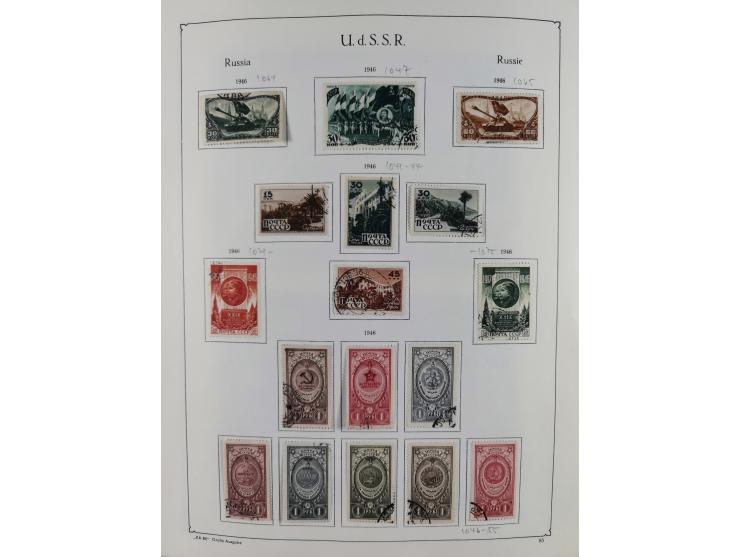 1938/54, mint never hinged/unused and used collection with covers, some better sets and items with souvenir sheets Mi.-Nr. Bl