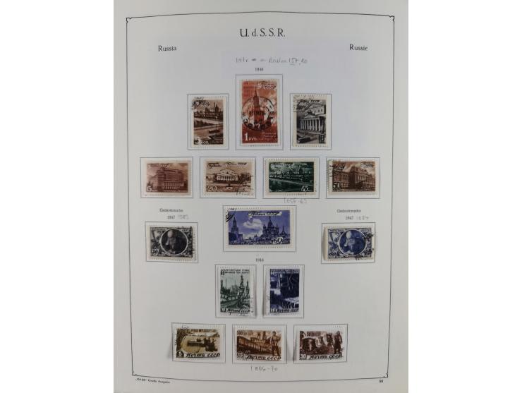 1938/54, mint never hinged/unused and used collection with covers, some better sets and items with souvenir sheets Mi.-Nr. Bl