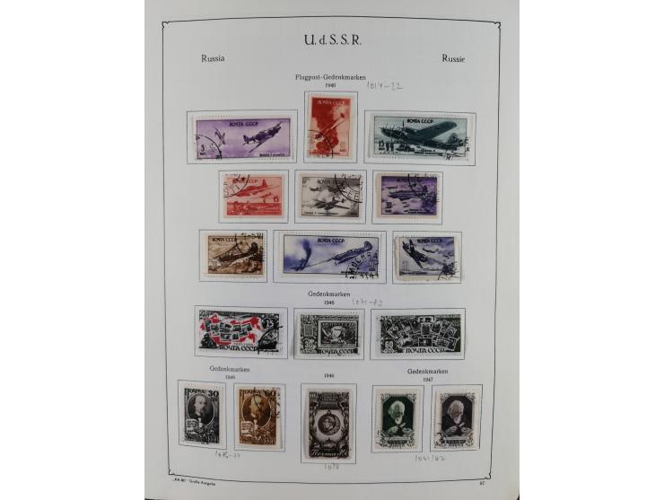 1938/54, mint never hinged/unused and used collection with covers, some better sets and items with souvenir sheets Mi.-Nr. Bl