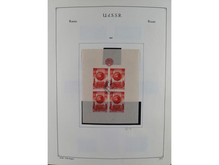 1938/54, mint never hinged/unused and used collection with covers, some better sets and items with souvenir sheets Mi.-Nr. Bl