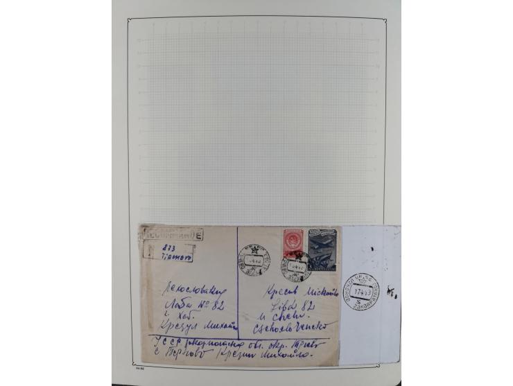 1938/54, mint never hinged/unused and used collection with covers, some better sets and items with souvenir sheets Mi.-Nr. Bl