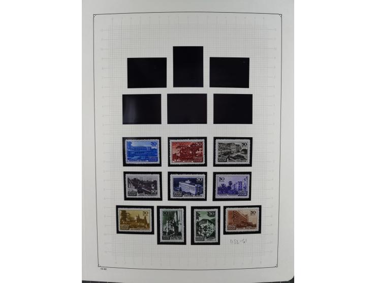 1938/54, mint never hinged/unused and used collection with covers, some better sets and items with souvenir sheets Mi.-Nr. Bl