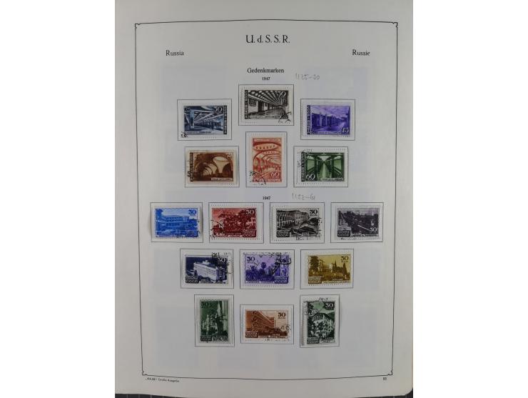 1938/54, mint never hinged/unused and used collection with covers, some better sets and items with souvenir sheets Mi.-Nr. Bl