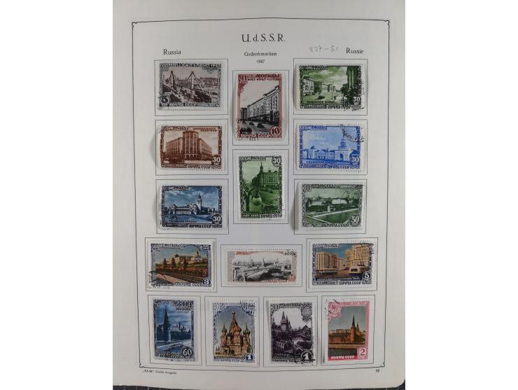 1938/54, mint never hinged/unused and used collection with covers, some better sets and items with souvenir sheets Mi.-Nr. Bl