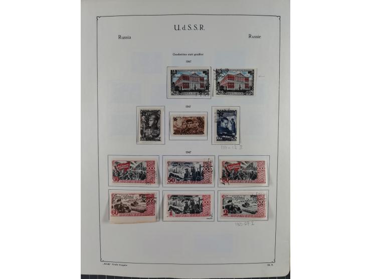 1938/54, mint never hinged/unused and used collection with covers, some better sets and items with souvenir sheets Mi.-Nr. Bl