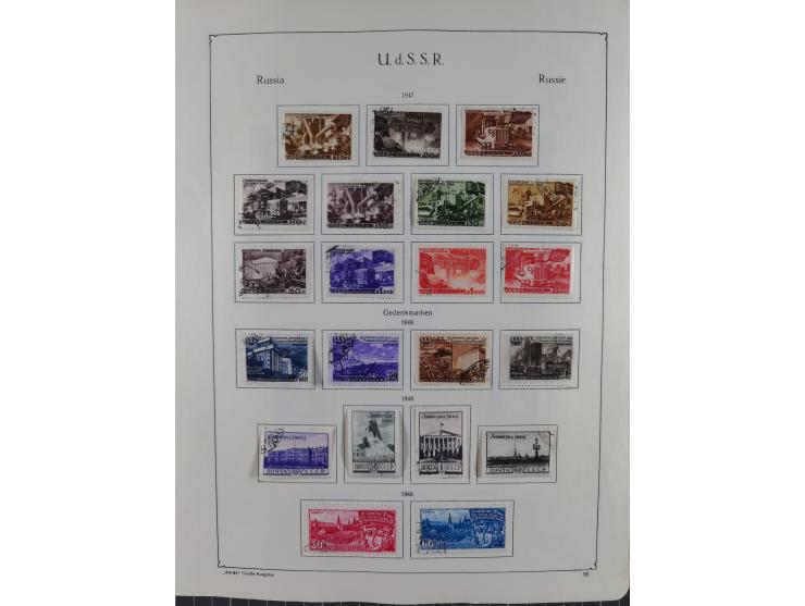 1938/54, mint never hinged/unused and used collection with covers, some better sets and items with souvenir sheets Mi.-Nr. Bl