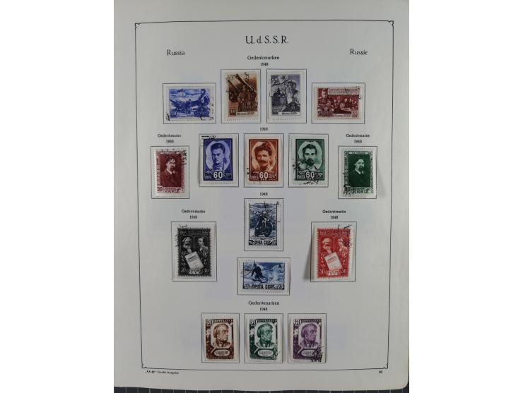 1938/54, mint never hinged/unused and used collection with covers, some better sets and items with souvenir sheets Mi.-Nr. Bl