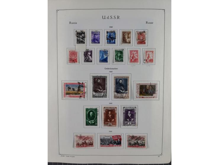 1938/54, mint never hinged/unused and used collection with covers, some better sets and items with souvenir sheets Mi.-Nr. Bl