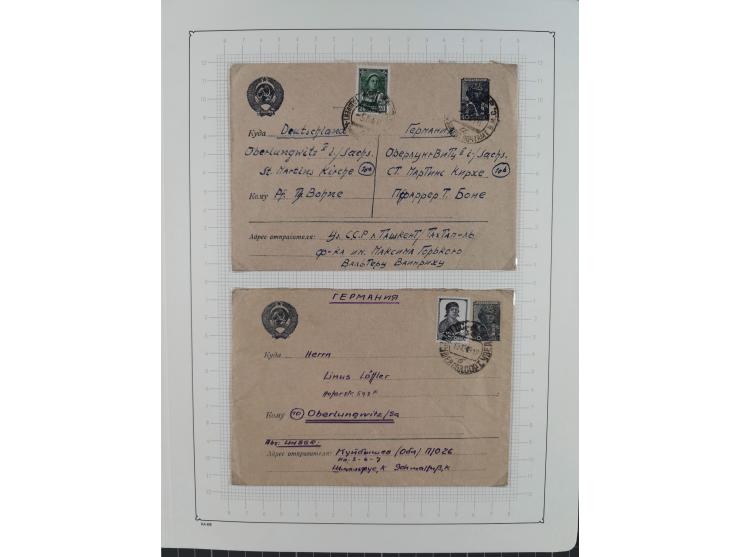 1938/54, mint never hinged/unused and used collection with covers, some better sets and items with souvenir sheets Mi.-Nr. Bl