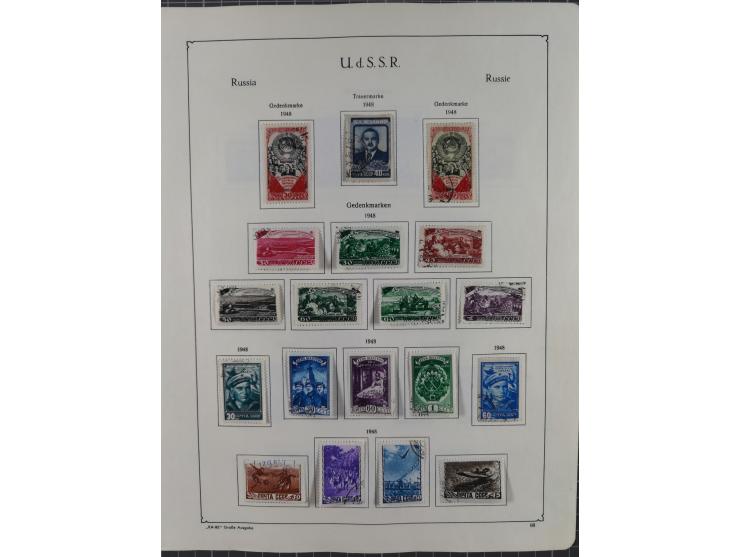 1938/54, mint never hinged/unused and used collection with covers, some better sets and items with souvenir sheets Mi.-Nr. Bl