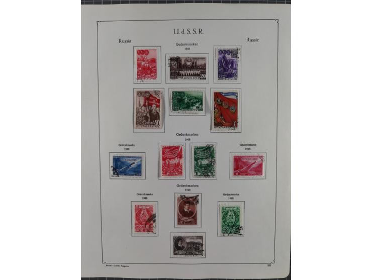 1938/54, mint never hinged/unused and used collection with covers, some better sets and items with souvenir sheets Mi.-Nr. Bl