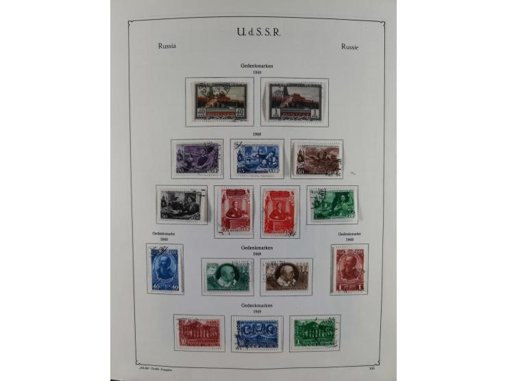 1938/54, mint never hinged/unused and used collection with covers, some better sets and items with souvenir sheets Mi.-Nr. Bl