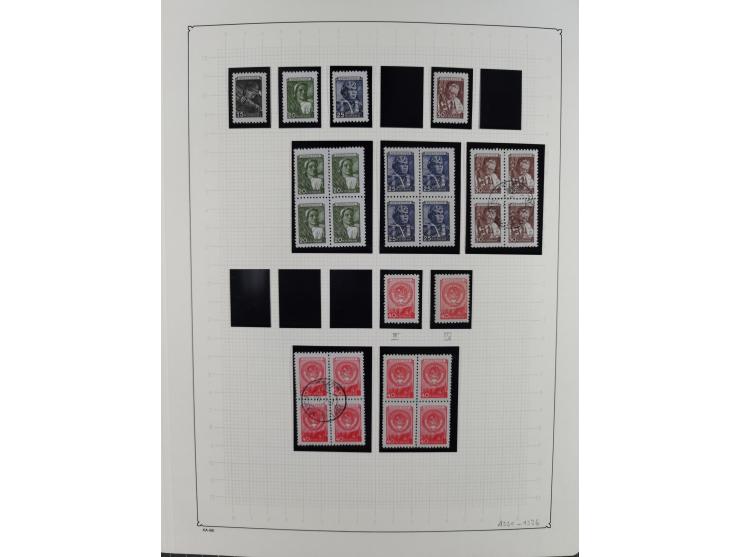 1938/54, mint never hinged/unused and used collection with covers, some better sets and items with souvenir sheets Mi.-Nr. Bl