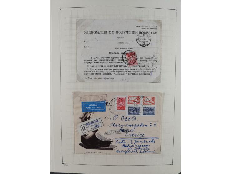 1938/54, mint never hinged/unused and used collection with covers, some better sets and items with souvenir sheets Mi.-Nr. Bl