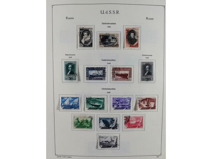 1938/54, mint never hinged/unused and used collection with covers, some better sets and items with souvenir sheets Mi.-Nr. Bl