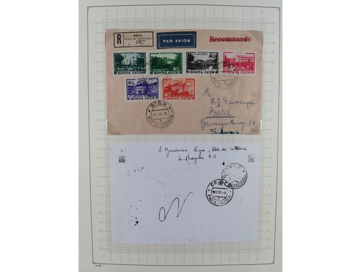 1938/54, mint never hinged/unused and used collection with covers, some better sets and items with souvenir sheets Mi.-Nr. Bl