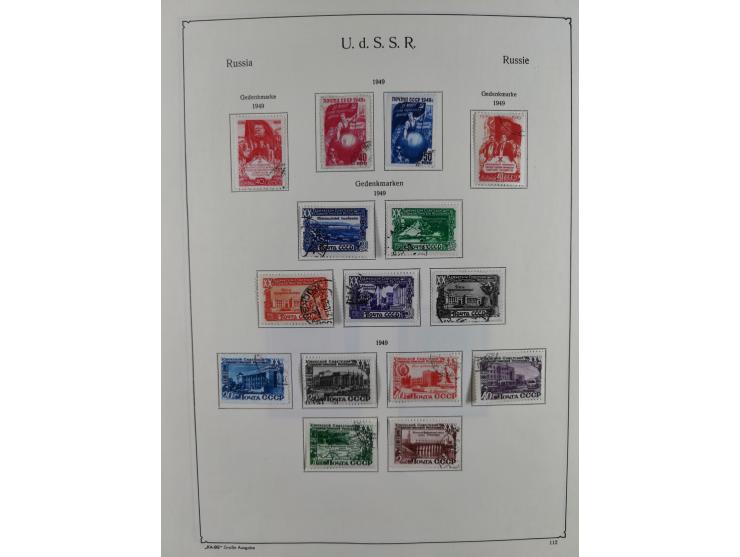 1938/54, mint never hinged/unused and used collection with covers, some better sets and items with souvenir sheets Mi.-Nr. Bl