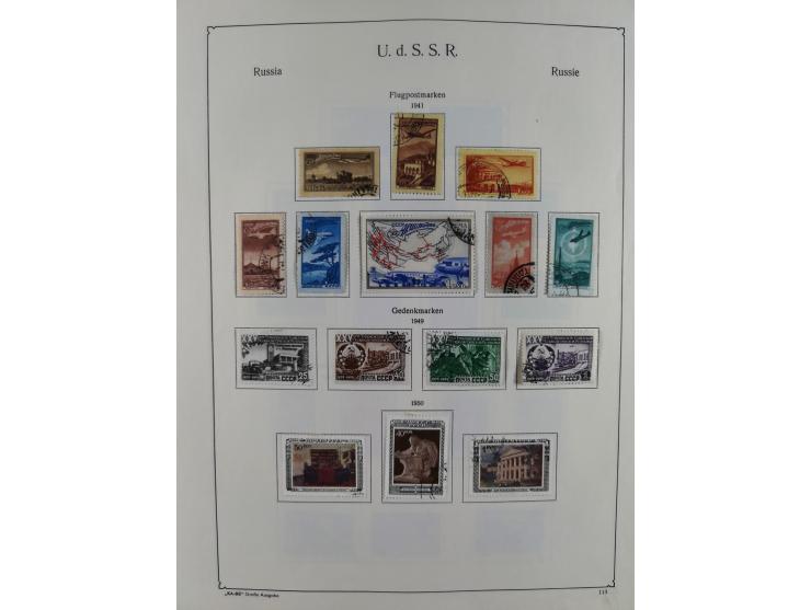 1938/54, mint never hinged/unused and used collection with covers, some better sets and items with souvenir sheets Mi.-Nr. Bl