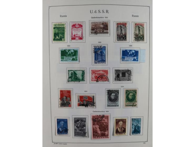 1938/54, mint never hinged/unused and used collection with covers, some better sets and items with souvenir sheets Mi.-Nr. Bl