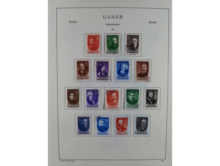 1938/54, mint never hinged/unused and used collection with covers, some better sets and items with souvenir sheets Mi.-Nr. Bl