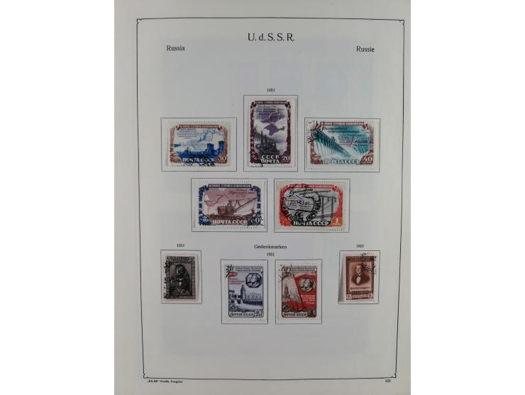 1938/54, mint never hinged/unused and used collection with covers, some better sets and items with souvenir sheets Mi.-Nr. Bl