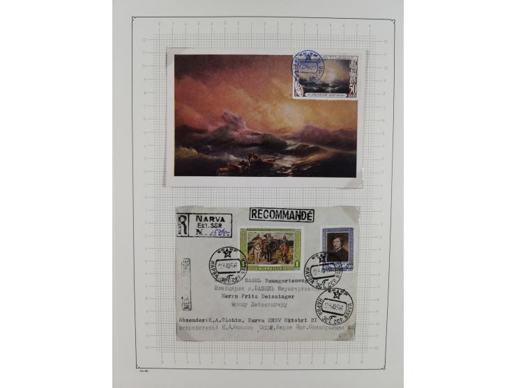 1938/54, mint never hinged/unused and used collection with covers, some better sets and items with souvenir sheets Mi.-Nr. Bl