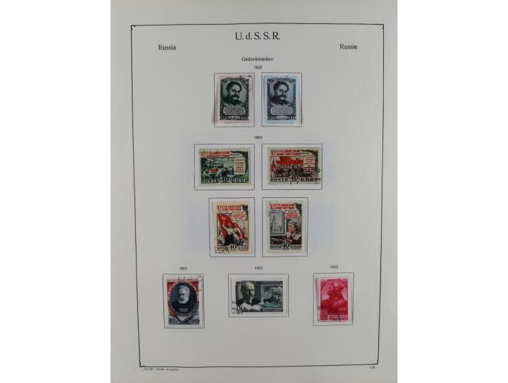 1938/54, mint never hinged/unused and used collection with covers, some better sets and items with souvenir sheets Mi.-Nr. Bl