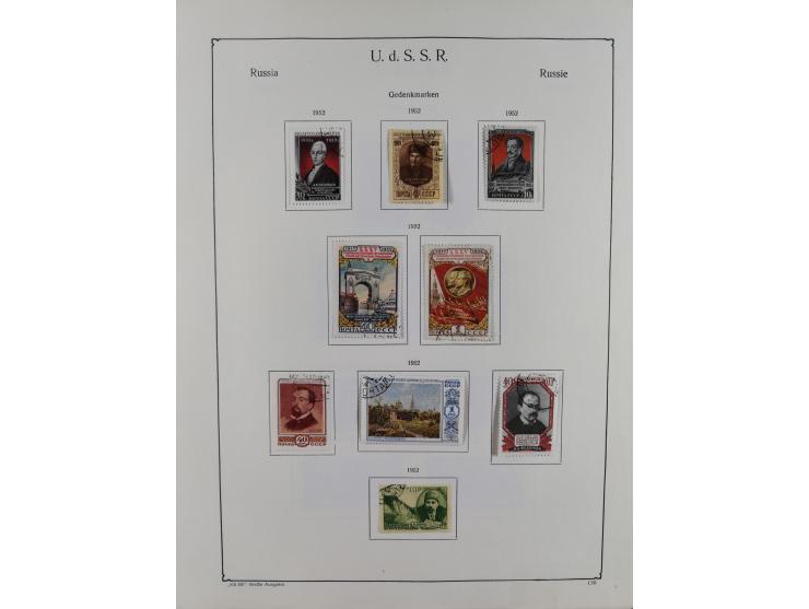 1938/54, mint never hinged/unused and used collection with covers, some better sets and items with souvenir sheets Mi.-Nr. Bl