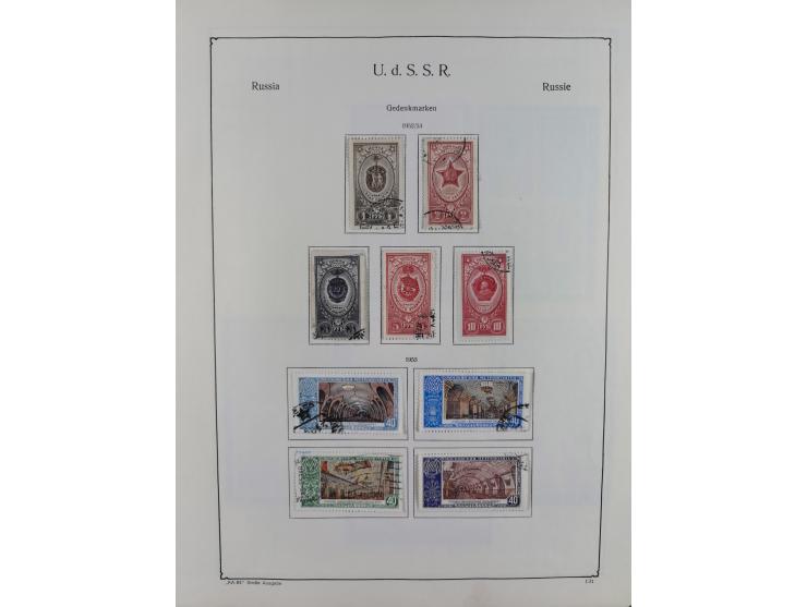 1938/54, mint never hinged/unused and used collection with covers, some better sets and items with souvenir sheets Mi.-Nr. Bl