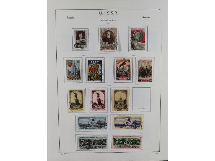 1938/54, mint never hinged/unused and used collection with covers, some better sets and items with souvenir sheets Mi.-Nr. Bl