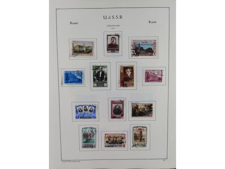 1938/54, mint never hinged/unused and used collection with covers, some better sets and items with souvenir sheets Mi.-Nr. Bl