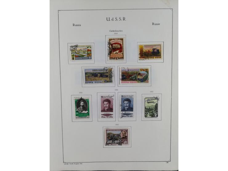 1938/54, mint never hinged/unused and used collection with covers, some better sets and items with souvenir sheets Mi.-Nr. Bl