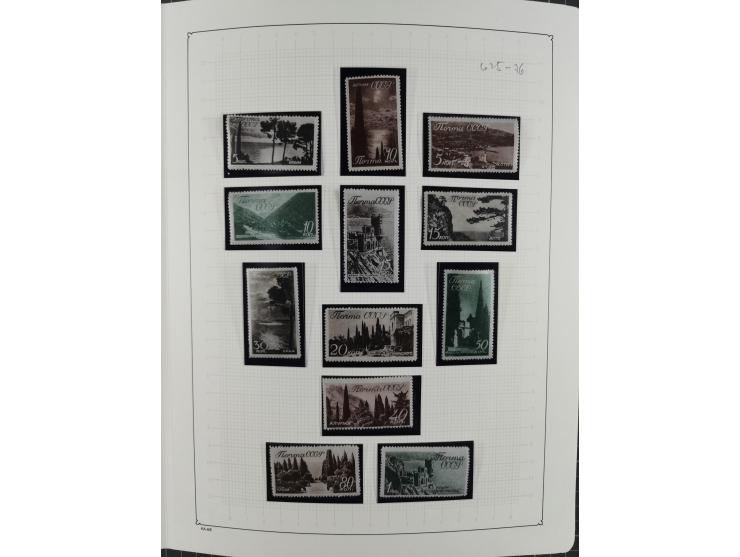 1938/54, mint never hinged/unused and used collection with covers, some better sets and items with souvenir sheets Mi.-Nr. Bl