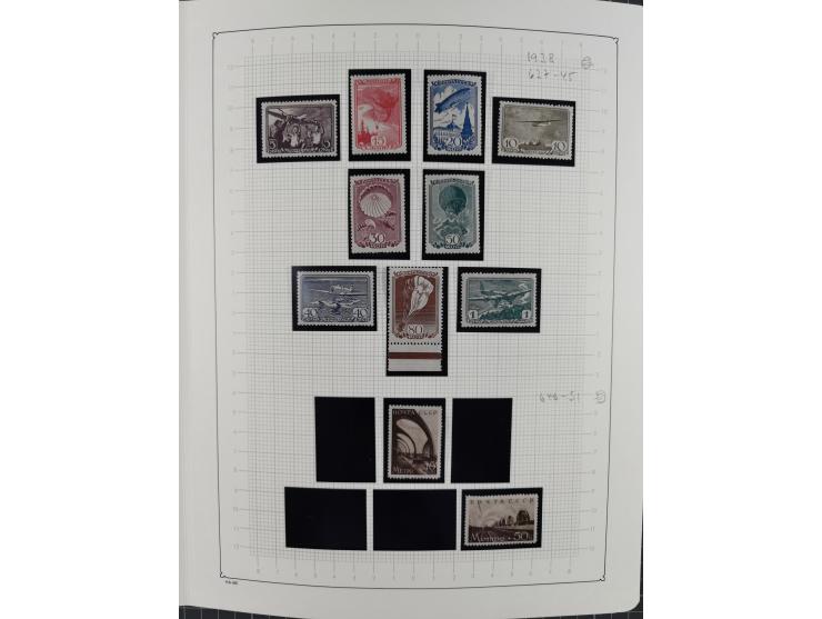 1938/54, mint never hinged/unused and used collection with covers, some better sets and items with souvenir sheets Mi.-Nr. Bl