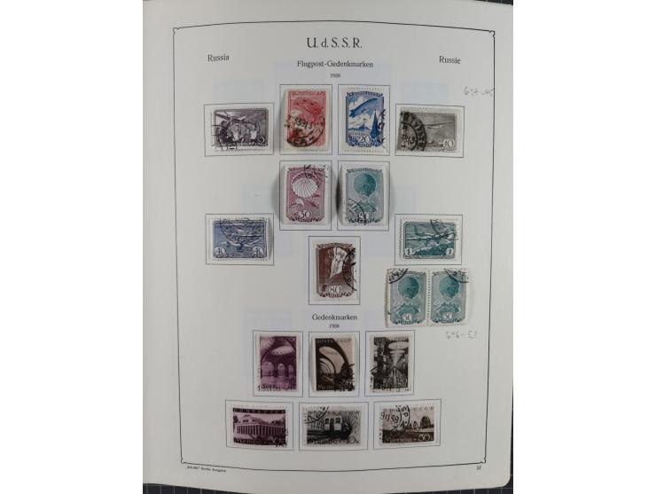 1938/54, mint never hinged/unused and used collection with covers, some better sets and items with souvenir sheets Mi.-Nr. Bl