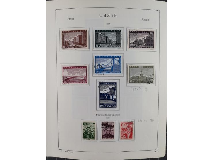 1938/54, mint never hinged/unused and used collection with covers, some better sets and items with souvenir sheets Mi.-Nr. Bl