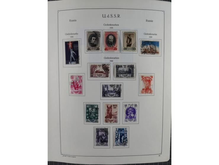 1938/54, mint never hinged/unused and used collection with covers, some better sets and items with souvenir sheets Mi.-Nr. Bl