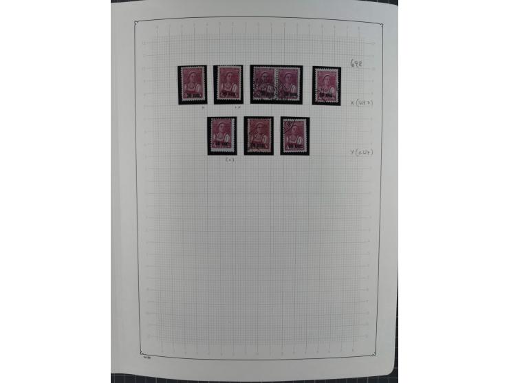 1938/54, mint never hinged/unused and used collection with covers, some better sets and items with souvenir sheets Mi.-Nr. Bl