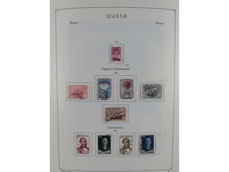 1938/54, mint never hinged/unused and used collection with covers, some better sets and items with souvenir sheets Mi.-Nr. Bl