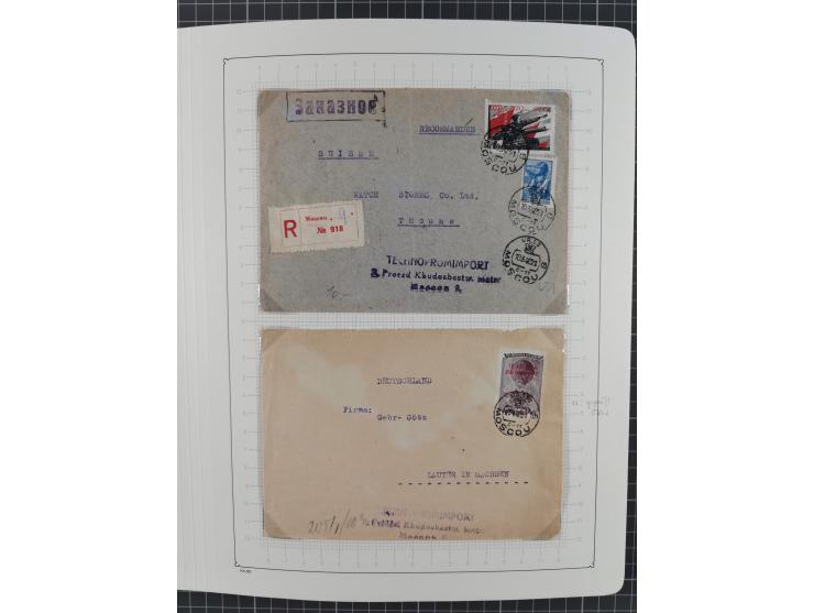 1938/54, mint never hinged/unused and used collection with covers, some better sets and items with souvenir sheets Mi.-Nr. Bl