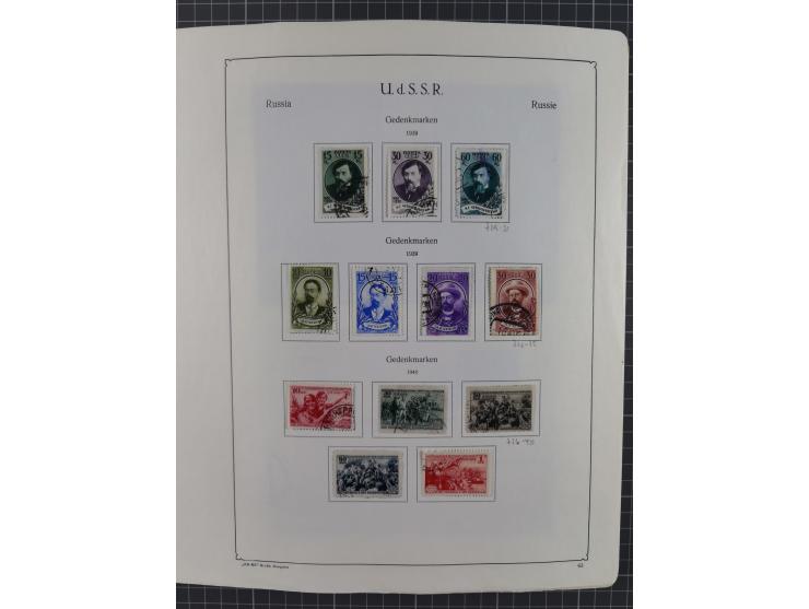 1938/54, mint never hinged/unused and used collection with covers, some better sets and items with souvenir sheets Mi.-Nr. Bl